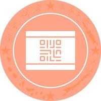 QR Code Business Card Icon Design vector