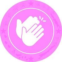 Clapping Hands Icon Design vector