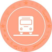 Oncoming Bus Icon Design vector