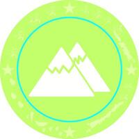 Mountain Icon Design vector