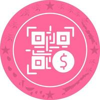 QR Code Payment Icon Design vector