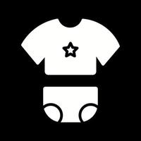 Baby Clothes Icon Design vector