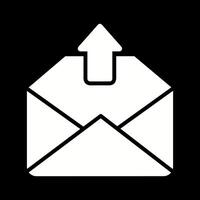 Outbox Icon Design vector