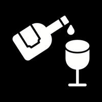 Wine Pouring Icon Design vector