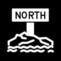 Northpole Icon Design vector