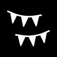 Streamers Icon Design vector