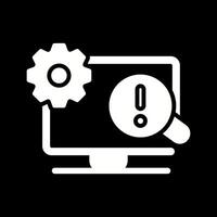Troubleshooting Icon Design vector