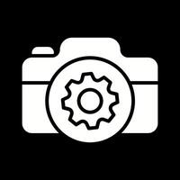 Camera Settings Icon Design vector
