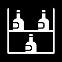 Wine Rack Icon Design vector