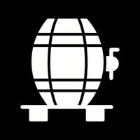 Wine Cask Icon Design vector
