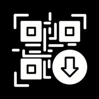 QR Code Download Icon Design vector