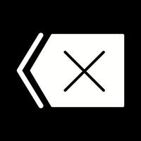Delete Icon Design vector
