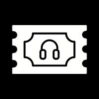 Support Ticket Icon Design vector