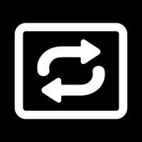 Repeat Button Icon Design vector
