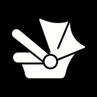 Car Seat Safety Icon Design vector