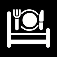 Breakfast in Bed Icon Design vector
