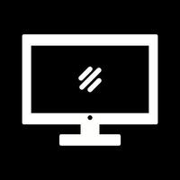 Monitor Icon Design vector