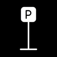 P Button Icon Design vector