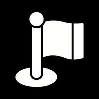 Flagpole Icon Design vector
