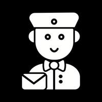 Mail Carrier Icon Design vector