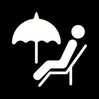 Relaxing Day Icon Design vector