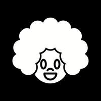 Clown Face Icon Design vector
