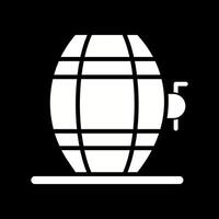 Wine Barrel Rack Icon Design vector