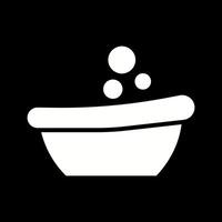 Bubble Bath Icon Design vector