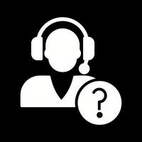 Help Request Icon Design vector