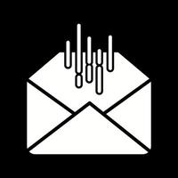Mail Sorting Icon Design vector