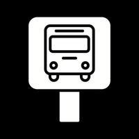 Bus Stop Icon Design vector