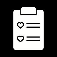 Wishlist Icon Design vector