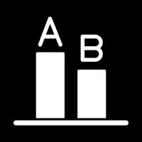 AB Testing Icon Design vector