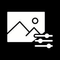 Photo Editing Tools Icon Design vector