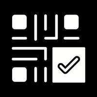 QR Code Checkout Icon Design vector
