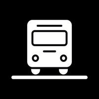 Oncoming Bus Icon Design vector
