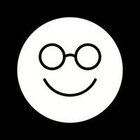 Nerd Face Icon Design vector