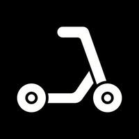 Kick Scooter Icon Design vector