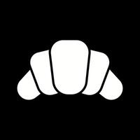Croissant Icon Design vector