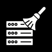 Data Cleaning Icon Design vector