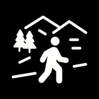 Nature Walk Icon Design vector