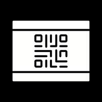 QR Code Business Card Icon Design vector