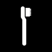 Tiny Toothbrush Icon Design vector