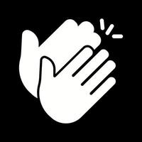 Clapping Hands Icon Design vector