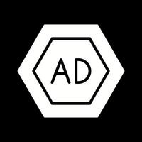 Ad Blocker Icon Design vector