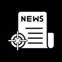 News Scoop Icon Design vector