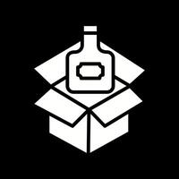 Wine Box Icon Design vector