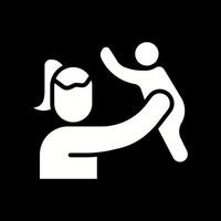 Mother and Son Icon Design vector