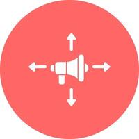 Ad Campaign Icon Design vector