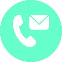 Contact Us Icon Design vector